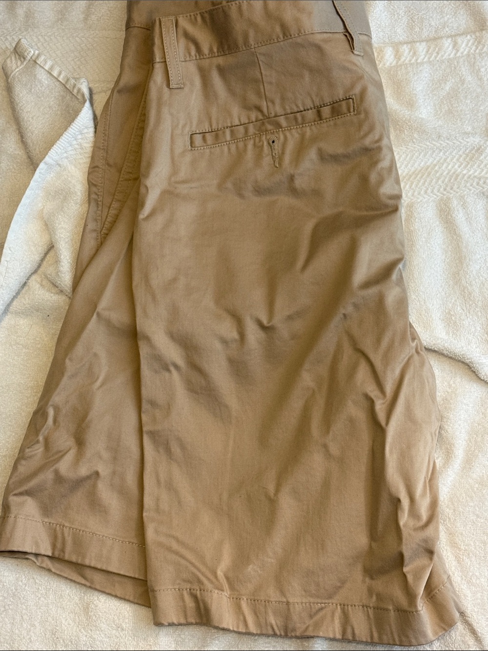 Daniel Hechter Khaki Cotton Blend Men's Shorts - Picture 4 of 4